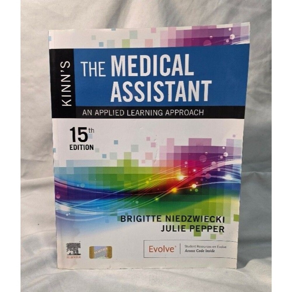 Kinn's The Medical Assistant Niedzwiecki Pepper 15th Ed Paperback Textbook
